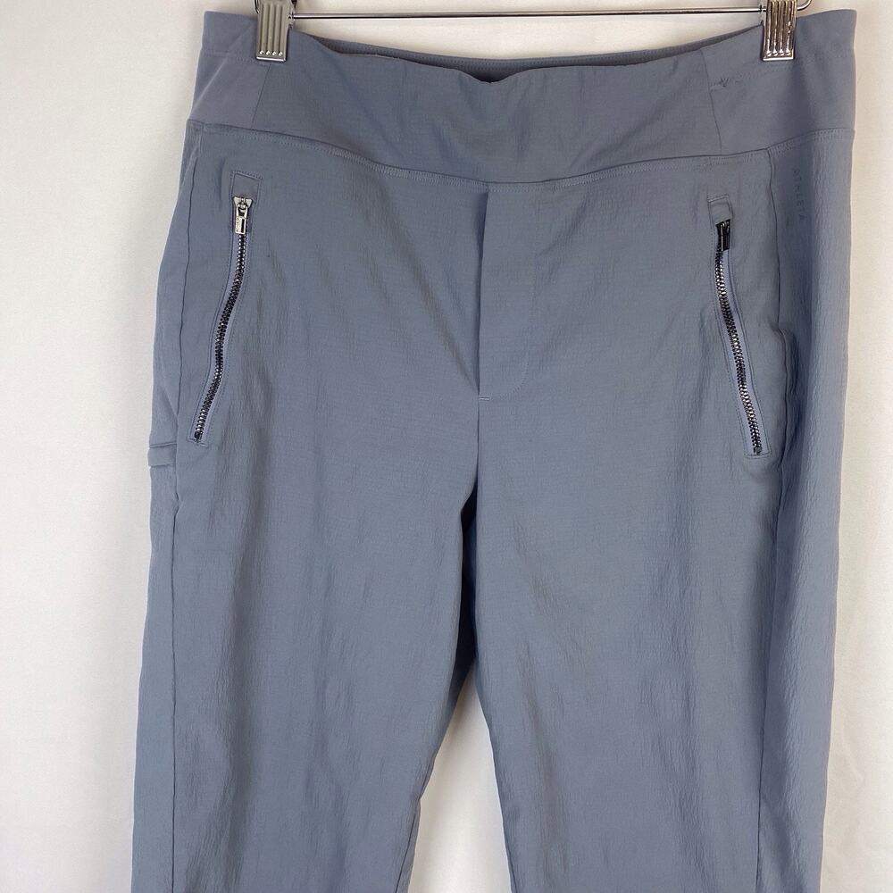 Athleta Trekkie North High Rise Jogger Pants Blue Hiking Outdoor Size 8 Tall - Picture 2 of 10